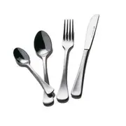 16pc Maxwell & Williams Cosmopolitan Stainless Steel Cutlery Set - Silver