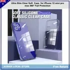 Ultra Slim Clear Soft Silicone Gel Case Cover for iPhone 12mini 12pro 12 promax