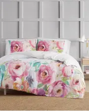 Christian Siriano NY Spring Flowers 3PC Duvet Cover Set