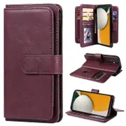 KT Multi-functional Series-1 For Samsung Galaxy A15 5G Case Leather Cover with 10 Card Slots