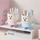 Cute Pen Holder Plastic Trash Can Storage Container Storage Box Car