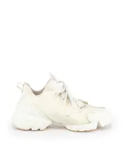 White Chunky Sole D Connect Trainers