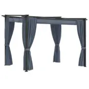 Outdoor Curtains Gazebo Wedding Event Party Tent Camping Garden Canopy Marquee
