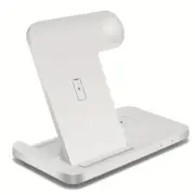 Foldable Wireless Charging Station Samsung Multiple Devices Exquisite White Gift