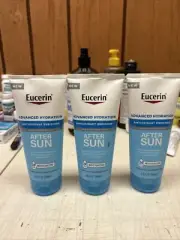 Lot of 3 Eucerin Advanced Hydration After Sun Lotion 6.8 oz