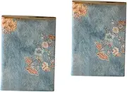 HAPINARY 2pcs Adjustable Book Jacket Paperbacks Book Cover Book Pouches Book Cover for Paperbacks Stylish Book Decor Ornamental Book Protector Exquisite Book Protector Decorative Book Decor