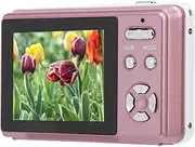 40MP Digital Camera,1080P,2.4 Inch IPS Screen Mini Video Camera with 16X HD Digital Zoom 32GB,Video Camera Camcorder 16X Zoom Camcorders Camera for Novices,School Students (C)
