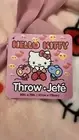 New HELLO KITTY Soft Plush Throw Blanket 50” x 70” Valentine Pink Letter