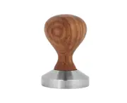 Practical Rosewood Handle Coffee Tamper Espresso Powder Flat Press Hammer (53mm)