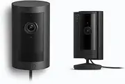 New Ring Outdoor Camera Plus, Black + Indoor Camera (2nd Gen) | 2K with Ring Vision I DIY Wireless Outdoor Security Camera I 30-day free trial of Ring Home Plan