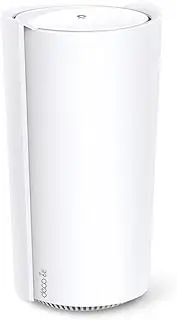 [TP-Link] Deco AXE11000 Tri-Band Mesh Wi-Fi 6E System, Smart Home, 6 GHz, AI-Driven Mesh, 10 Gbps Port, Seamless AI Roaming, HomeShield Security, Compatible with Alexa (Deco XE200(1-Pack))