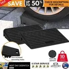 X2 Heavy Duty Rubber Kerb Ramp Driveway Curb Ramps Wheelchair Car Access