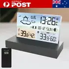 Wireless Weather Station Digital Alarm Clock Thermometer Hygrometer In & Outdoor