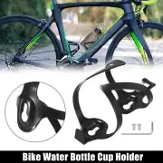 Double Side Bicycle Water Drink Cup Bottle Holder Carrier Rack w/ Wrench Black