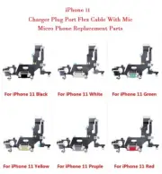 iPhone 11 Charger Plug Port Flex Cable With Mic Microphone Replacement Part