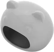 Kisangel Hamster Porcelain Nest Hamster Hideout Bed Chinchilla Hideout Hamster Cage Hideouts Chinchilla Cage Accessories Hamster House Hamster Hideout House for Gerbils Ceramics