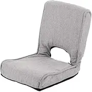 Takeda Corporation TRK-TC2GLY Chair, Memory Foam Compact Chair, Gray