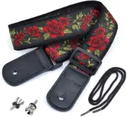 CLOUDMUSIC Tenor Concert Soprano Baritone Ukulele Strap Coloful Hawaii Floral Ja