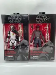 Star Wars The Black Series Captain Phasma Quicksilver Baton & Finn Disguise