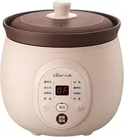2L Electric Stew Pot,Home Multifunctional Auto Slow Cooker Ceramic, Energy Saving, 9.5 Hours Reservation, 8 Menus Healthy Cooker, Suitable for Stewing Soup, Bird's Nest, Baby Porridge