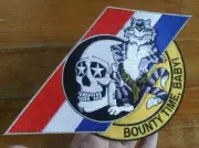F-14 Bounty Hunters ~ BOUNTY TIME, BABY VF-2 ~ LRG US NAVY MILITARY TOMCAT PATCH