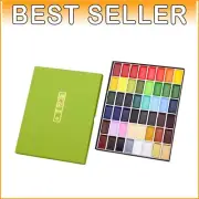 Elegant Watercolor Set - 48 Colors for Professional Adult Painting & Sketching