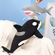 40cm Simulated Killer Whale Great White Shark Plush Toys Kids Animals Pillow