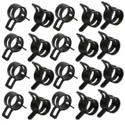 20 Pcs 10mm Spring Type Action Fuel Hose Pipe Low Pressure Air Tube Clip Clamp
