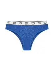 CCX By City Chic Ladies Lace Hipster Brief Underwear sizes 20 22 24 Colour Blue