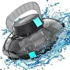 Cordless Robotic Pool Vacuum Cleaner - Powerful Suction & Transparent Design for