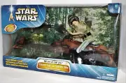 Star Wars Return of the Jedi Princess Leia on Speeder Bike 2003 NIB