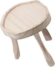 BCOATH Indoor Wooden Plant Stand Pedestal Display Stool for Succulents Flowerpot Holder Rustic Style Design for Home and Dorm Decor