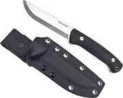 Harnds Forester Full Tang Fixed Blade Knife with Sandvik 14C28N Blade Bushcraft Outdoors Survival and EDC Knife (G10 handle+kydex sheath)