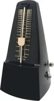 Mechanical Metronome, Universal Metronome for Piano, Guitar, Standard, Black