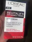 L'Oreal Eye Revitalift Anti-Wrinkle + Firming Eye Cream Pro Retinol .5 Oz
