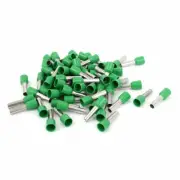 A● 80 Pcs 6mm2Crimp Wire End Terminal Insulated Bootlace Ferrule Connector Green