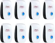 Mosquito Repellent Ultrasonic Pest Repeller 8 Pack, Mouse Repellent, Rodent Repellent Indoor Ultrasonic Repeller Control Roaches, Mice, Spider Insects Mice Roaches Mouse