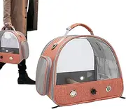 Bird Carrier Bag, Bird Carrier Backpack, Parrot Cockatiel Carrier, Breathable Bird Carrier Cage, Parrot Backpack Bag for Travel Parakeet Carrier Bird Bag with Shoulder Strap, Side Access Window