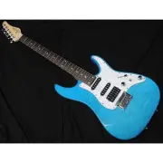 Schecter Ol-Bh-Fm-Fxd Ilb Indigo Light Blue Stratoelectric Guitar Flamemaple