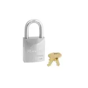 Master Lock Solid Steel Padlock 8 x 30 x 23mm Boron Shackle, 44mm Wide Body