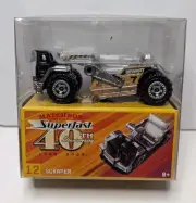 2009 Matchbox Superfast 40th Anniversary #12 Scraper (Silver/Chrome)