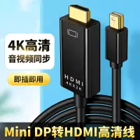 在飛比找蝦皮購物優惠-4K 8K 高清minidp轉HDMI高清線 轉換器 Thu