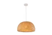 Canasta Pendant Light Small Bamboo Finish