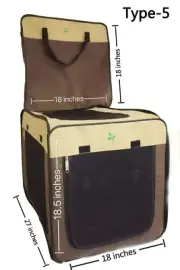 Pet Dog Cat Carrier Puppy Folding Animal Travel Cage Bag Soft Portable Crate Box