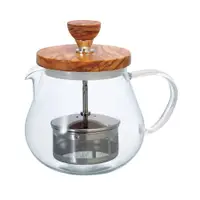 在飛比找蝦皮商城優惠-【日本HARIO】橄欖木濾壓茶壺 - 共2款《WUZ屋子》