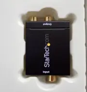 1 - StarTech.com SPDIF2AA Digital Coaxial or Toslink Optical to Stereo RCA