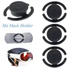 Ski Helmet Mask Holder 4Pcs ABS Multipurpose Snow Helmet Mask Clip for BalNK