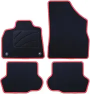 Citroen Ds5 (2012-2018) 5 Piece Red Trim Carpet
