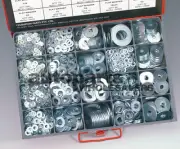 CHAMPION MASTER KIT FLAT & BODY STEEL WASHERS ASSORTMENT (2190 Pieces)