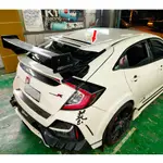 LIMIT立密特- 本田 HONDA 喜美十代 CIVIC 10TH FK8 M款 後遮陽 後擾流 卡夢 改裝配件